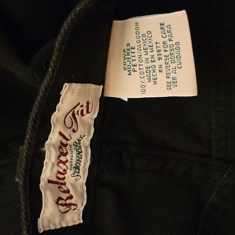 NWT St John's Bay Size 20WP Black Jeans - Picture 7 of 8